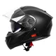 Výklopná moto přilba W-TEC Cullo - černá matná