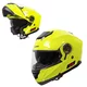 Výklopná moto přilba W-TEC Cullo - černá matná - fluo žlutá