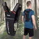 Běžecký batoh inSPORTline Topspeed - tyrkysová - černá