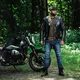 Kožená moto bunda W-TEC Black Heart Perfectis - 2.jakost - černá