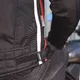 Pánská textilní bunda W-TEC Jawo - černá s červeným a bílým pruhem