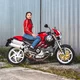 Dámské moto jeansy W-TEC Panimali - modrá
