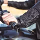 Dámská kožená bunda W-TEC Strass - 2.jakost