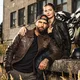 Dámská kožená moto bunda W-TEC Black Heart Lizza - 2.jakost - vintage hnědá
