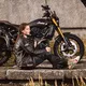 Dámská kožená moto bunda W-TEC Black Heart Lizza - 2.jakost - vintage hnědá