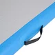 Airtrack inSPORTline Airstunt 400x100x10 cm bílo-modrá s elektrickou pumpou