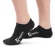 Bambusové kotníkové ponožky inSPORTline Silvatic Ankle AG+ antibakteriální - 3 páry - bílá