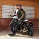 Pánské moto džíny W-TEC Leonard - černá