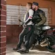 Dámské moto džíny W-TEC Leonarda - černá