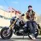Pánské moto džíny W-TEC Alfred CE - modrá