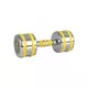 Chromové činky inSPORTline Yellsteel 6-14 kg