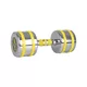 Chromové činky inSPORTline Yellsteel 6-14 kg