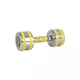 Chromové činky inSPORTline Yellsteel 6-14 kg