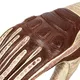 Kožené moto rukavice W-TEC Retro Gloves - hnědo-béžová