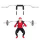 Olympijská hřídel na dřepy inSPORTline Barsap 220cm/50mm • 22,5kg • do 317 kg • bez objímek