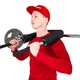 Olympijská hřídel na dřepy inSPORTline Barsap 220cm/50mm • 22,5kg • do 317 kg • bez objímek