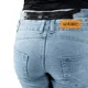Dámské moto jeansy W-TEC Grandea EVO - 2.jakost - modrá