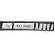 Posilovací guma inSPORTline Rand XXX Strong 208x3,3 cm / 17 kg - černá
