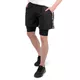 Pánské kraťasy 2v1 inSPORTline Closefit Short - černá