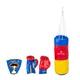 Boxovací set Spartan pytel 15x45cm / 1kg + chránič hlavy + rukavice - rozbaleno