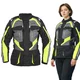 Dámská moto bunda W-TEC Radana - černo-šedo-zelená