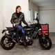 Dámská kožená moto bunda W-TEC Black Heart Lizza - 2.jakost - vintage hnědá