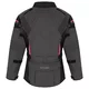 Dámská moto bunda W-TEC Barbata - černo-šedo-růžová