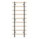 Žebřiny inSPORTline Wootaline 199x80 cm s hrazdou a bradly