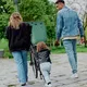 Zadní sedačka na kolo s adaptérem a nosičem na sedlovku Urban Iki - Icho zelená/Bincho černá