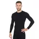 Pánské tričko Brubeck Active Wool s dlouhým rukávem - Black - Black