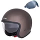 Moto přilba W-TEC Valkorne Marron - deep coffee - deep coffee