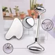Masážní kovový set Face roller a Gua Sha inSPORTline Comesta Set