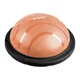Balanční podložka inSPORTline Dome Edge s gumovými expandéry - černá-mocha mousse