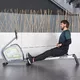 Veslovací trenažer inSPORTline RW60 - černá