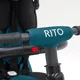 Dětská tříkolka s vodící tyčí QPlay Rito+ - Grey