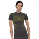 Dámské funkční triko Brubeck Dry s krátkým rukávem SS1465W - Grey/Lime