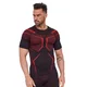 Pánské funkční triko Brubeck Dry s krátkým rukávem SS1466M - Black/Red