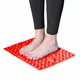 Masážní podložka pod chodidla inSPORTline Tilsipur 39x29 cm - červená
