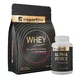 SADA: Protein inSPORTline WHEY Premium 700g + Stimulant inSPORTline AlphaForce, 90 kapslí - bílá čokoláda s arašídy