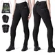 Dámské moto legíny W-TEC Nombutta s aramidem - černá