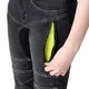 Dámské moto jeansy W-TEC Biterilla Eva Lady - černá