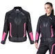 Dámská moto bunda W-TEC Durmana - černo-růžová