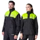 Moto pláštěnka W-TEC Rinstop - černá-fluo - černá-fluo