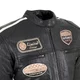 Dámská kožená moto bunda W-TEC Sheawen Lady Black