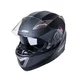 Výklopná moto přilba W-TEC Pezzon - bílo-bronzová