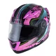 Výklopná moto přilba W-TEC Pezzon Magenta