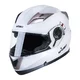 Výklopná moto přilba W-TEC Pezzon - bílo-bronzová