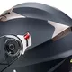 Výklopná moto přilba W-TEC Pezzon - bílo-bronzová