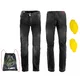 Pánské moto jeansy W-TEC Shiquet - modrá - černá