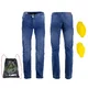 Pánské moto jeansy W-TEC Shiquet - modrá - tmavě modrá